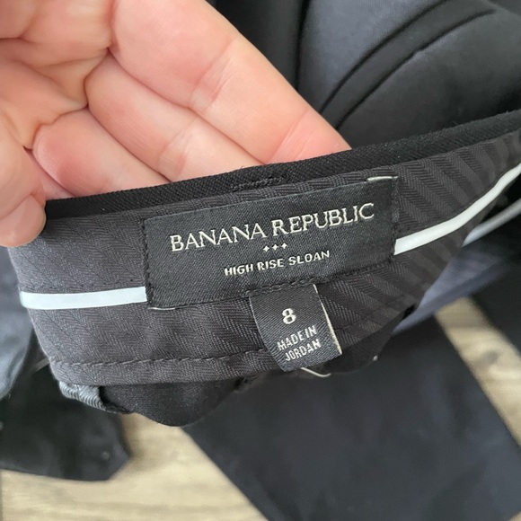 Women’s Banana Republic High Waisted Black Dress Pants Slim Fit size 8 NWT - Picture 4 of 4